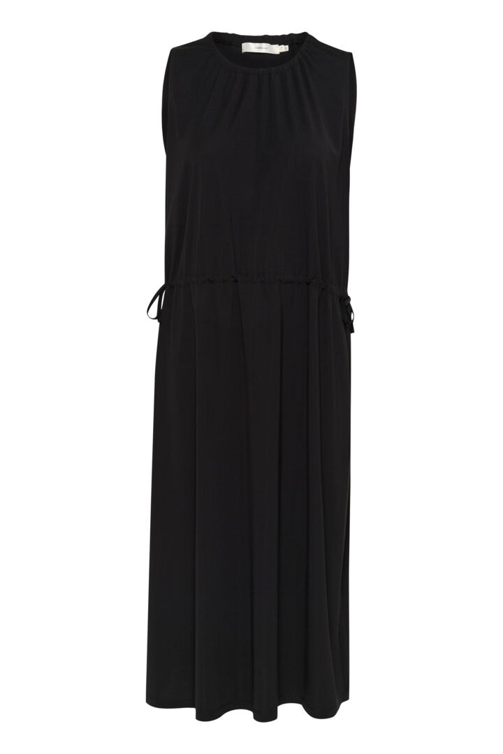 HivieraIW Drawstring Dress Black InWear