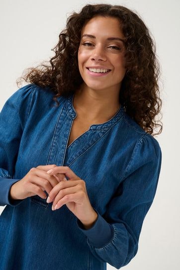 Allura Arpa Rib Dress Dark Blue Wash Culture