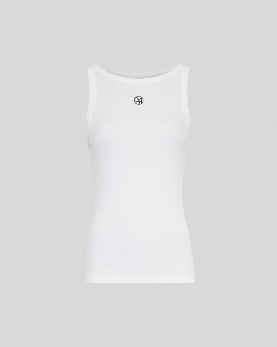 Gubbe Rasmia Icon SL Top Bright White/Black MSCH
