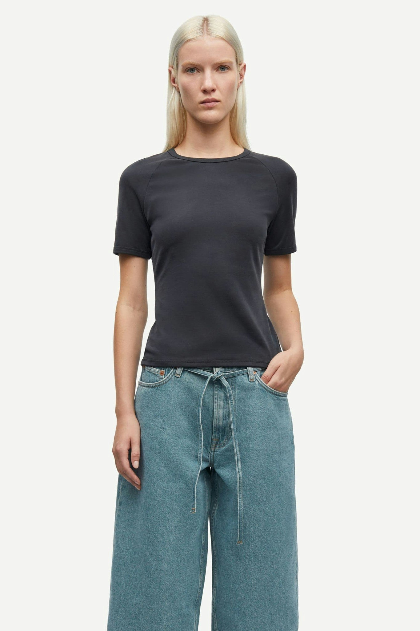 Sasus SS T-shirt 15641 Black Samsoe Samsoe