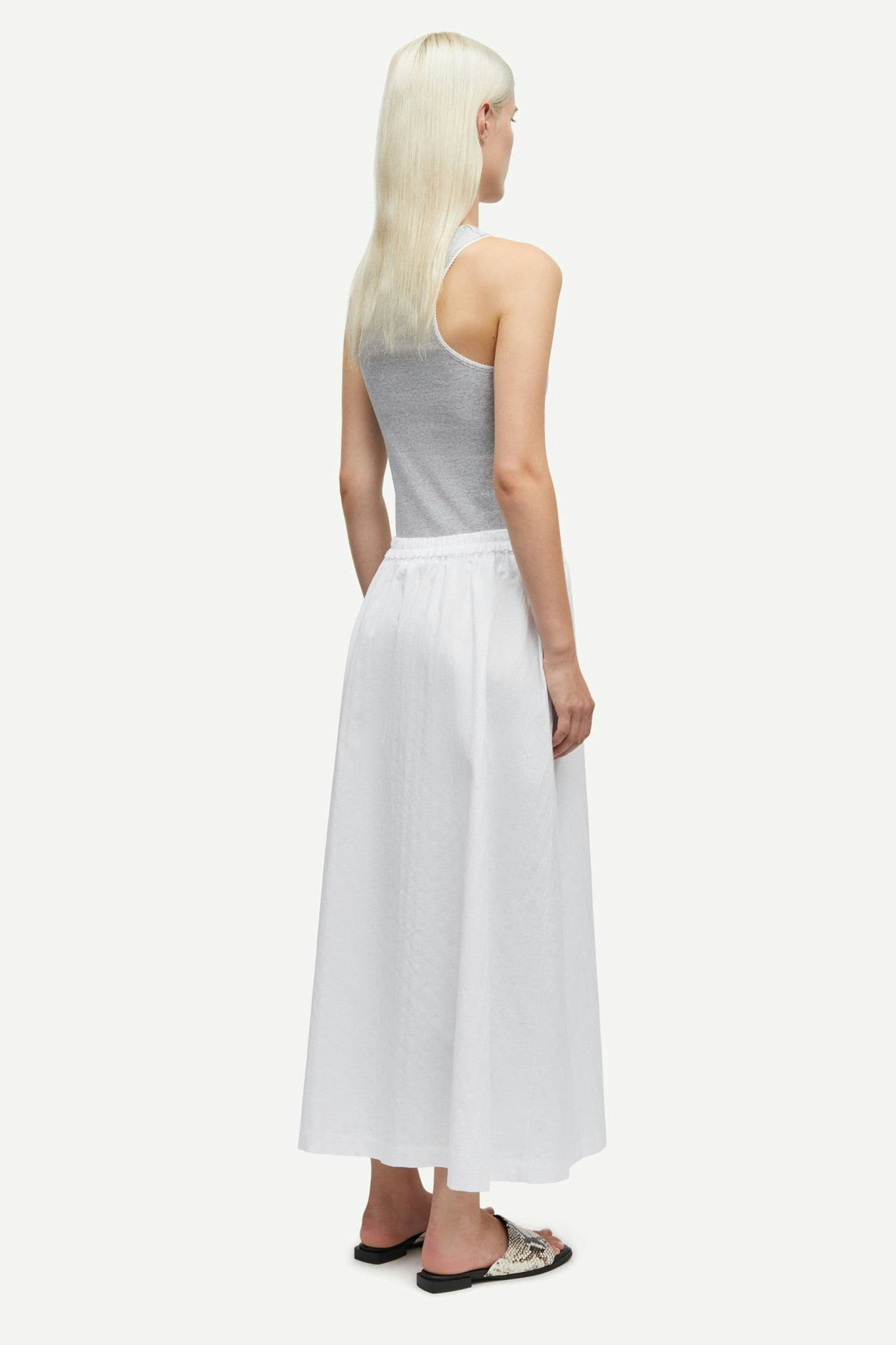 Satina Skirt 15646 White Samsoe Samsoe