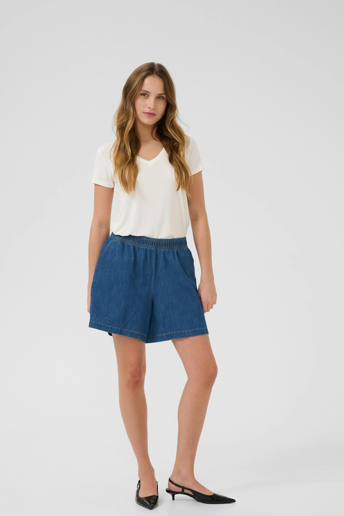 Berteline Arpa Shorts Dark Blue Wash Culture