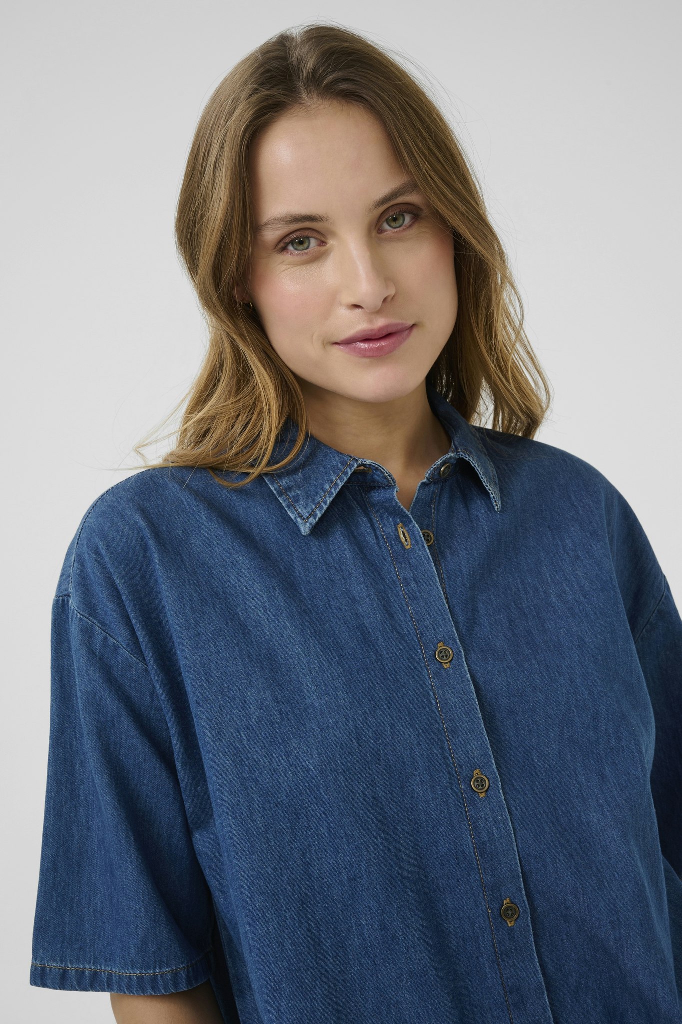Berteline Arpa Shirt Dark Blue Wash Culture