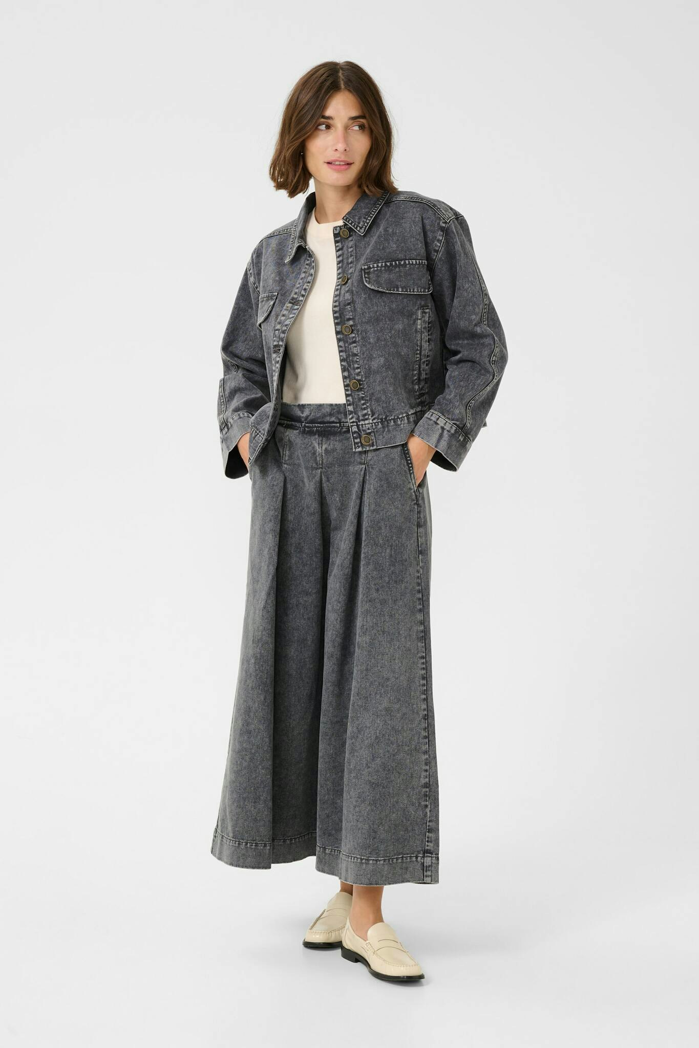 Carlina Jacket Dark Gull Gray Wash Culture