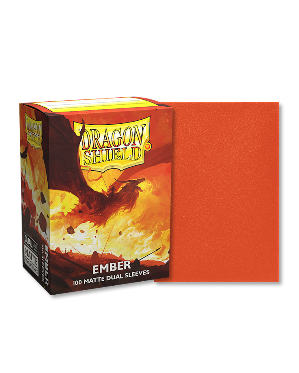 Dragon Shield Dual Matte - Ember