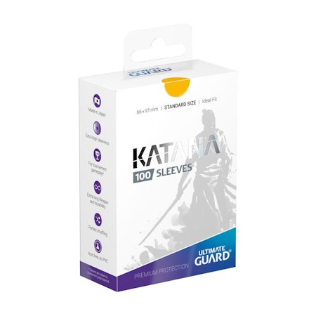 Katana Sleeves Standard Size Yellow