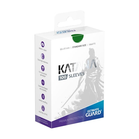 Katana Sleeves Standard Size Green