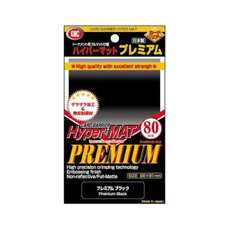 KMC Hyper Mat/Mat Premium Black 80 st