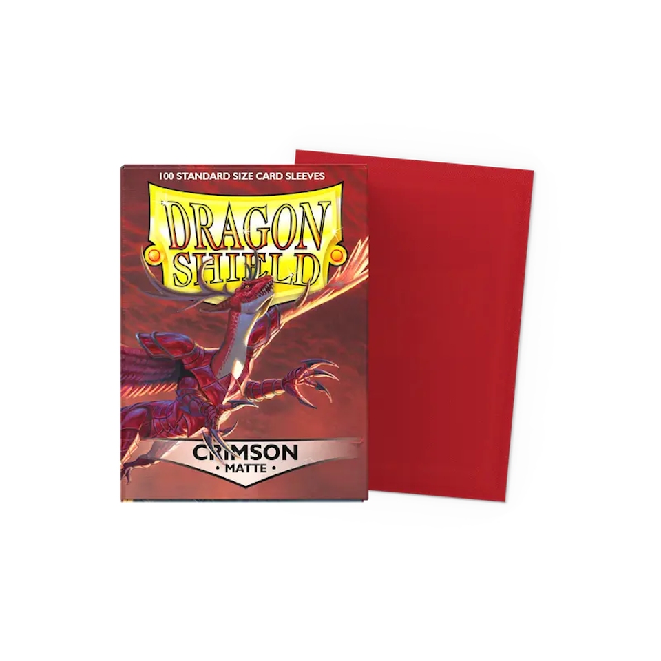 Dragon Shield Matte - Crimson