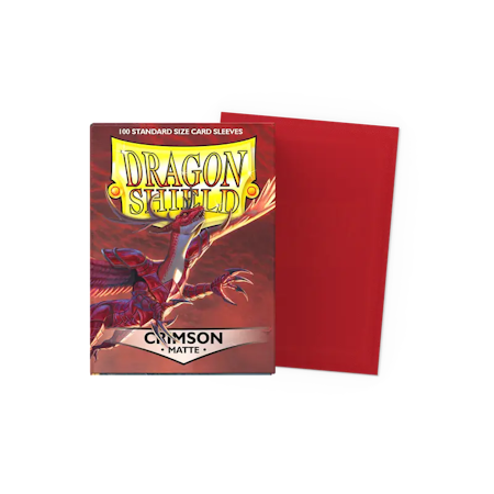 Dragon Shield Matte - Crimson