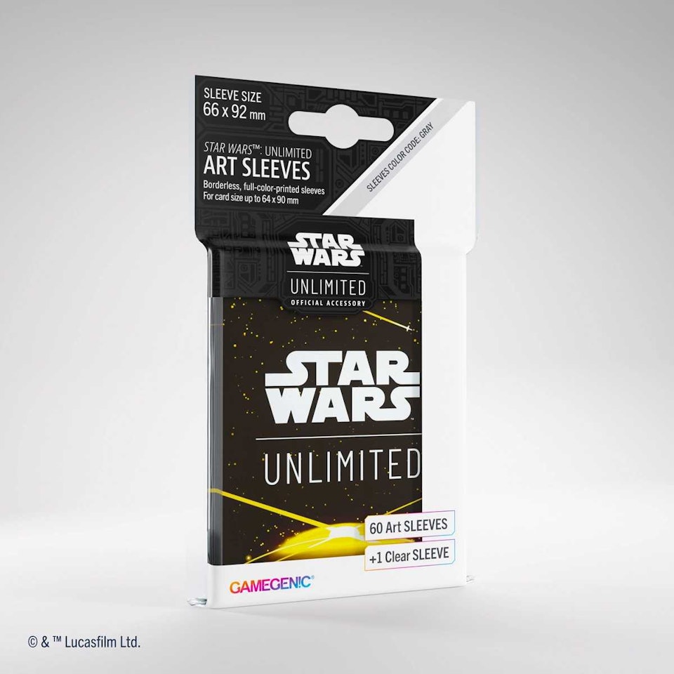 SWU Sleeves Card Back Yellow