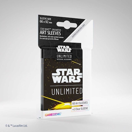 SWU Sleeves Card Back Yellow
