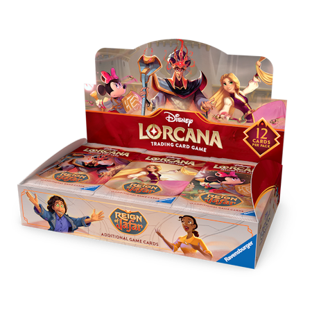 Lorcana Reign of Jafar Booster Display