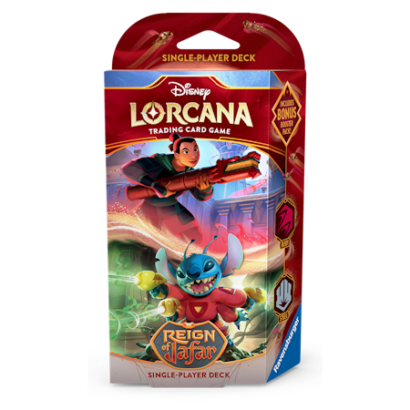 Lorcana Reign of Jafar Starterdeck: Ruby/Steel