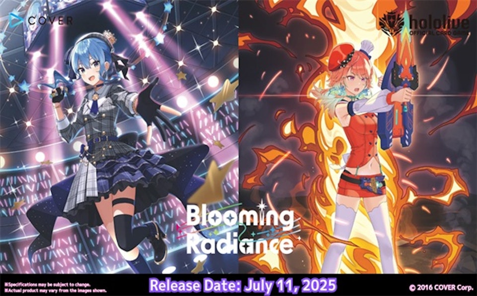 hololive OFFICIAL CARD GAME Blooming Radiance Booster Display