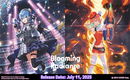 hololive OFFICIAL CARD GAME Blooming Radiance Booster Display