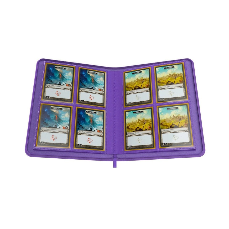 GameGenic Binder Purple 8-pocket 160 cards