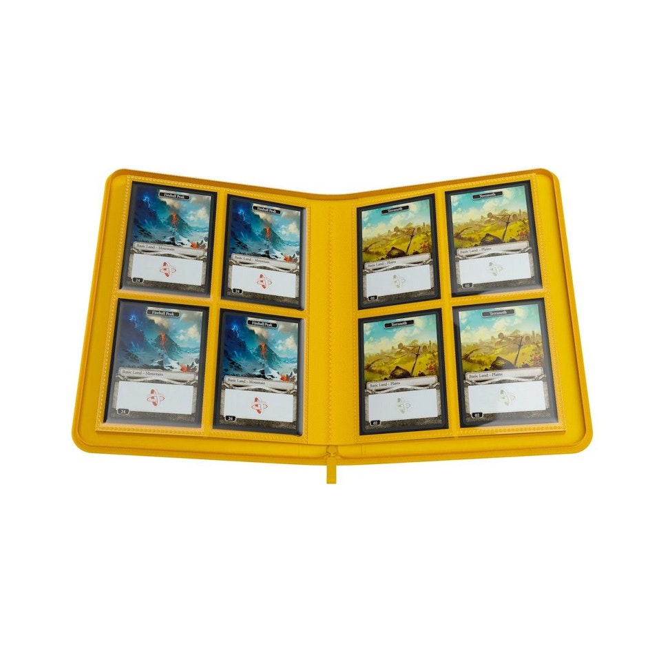 GameGenic Binder Yellow 8-pocket 160 cards