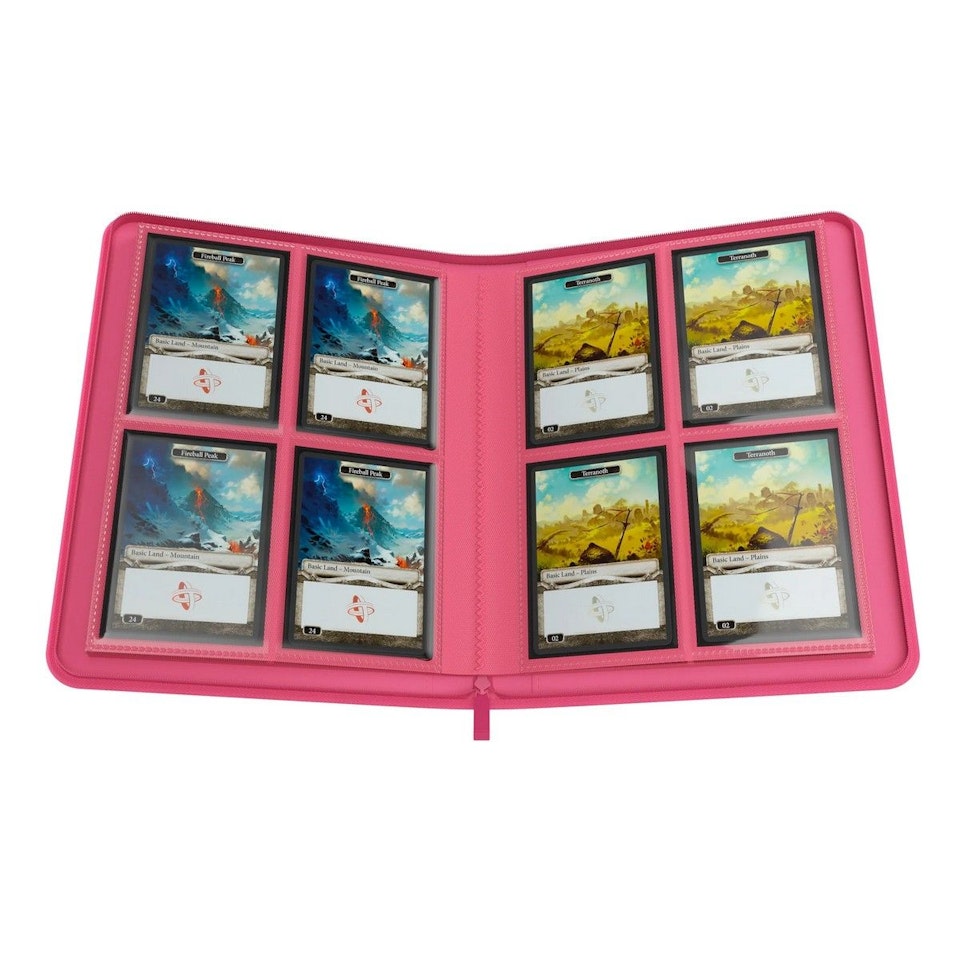 GameGenic Binder Pink 8-pocket 160 cards