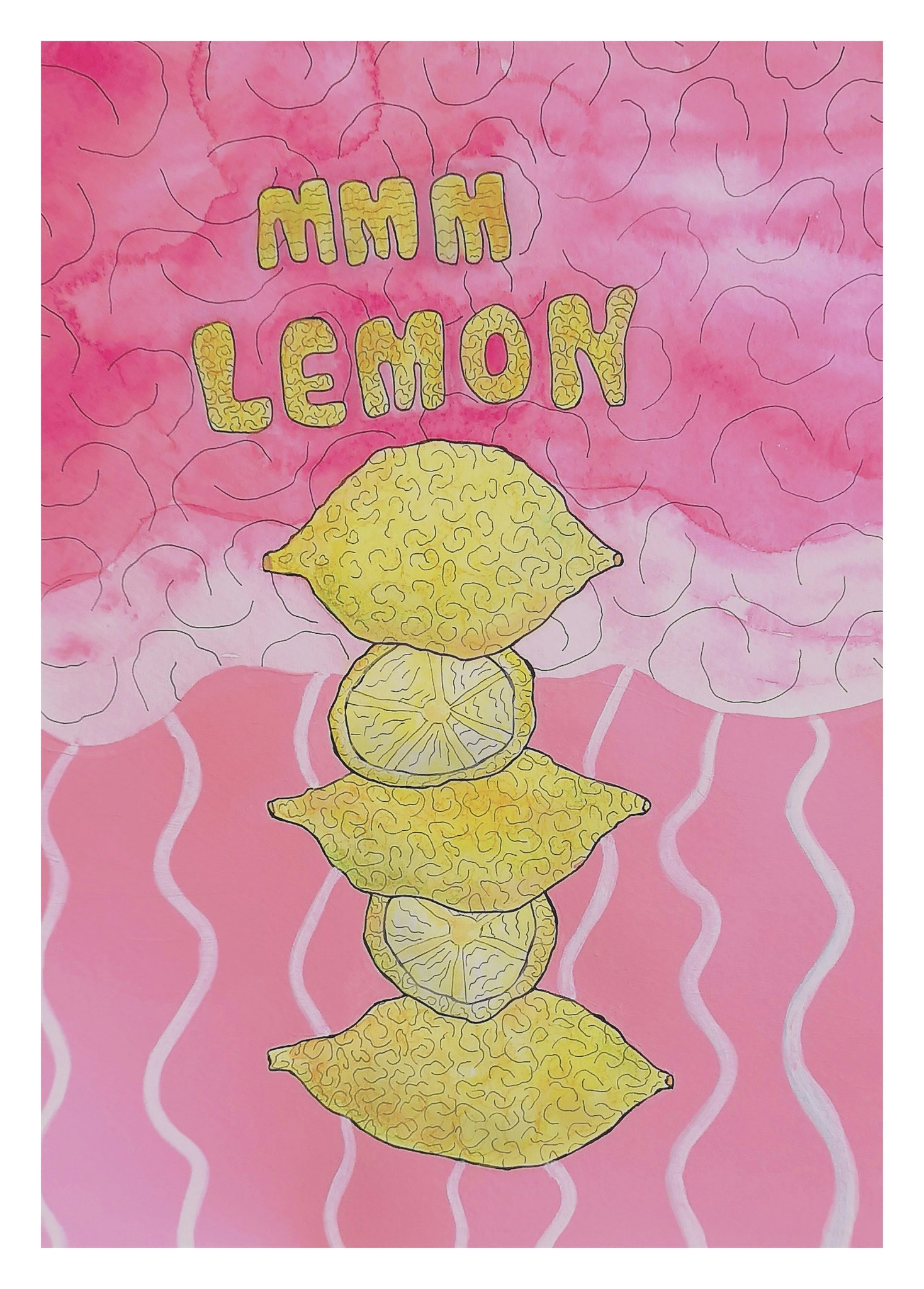 MMM LEMON - artprint