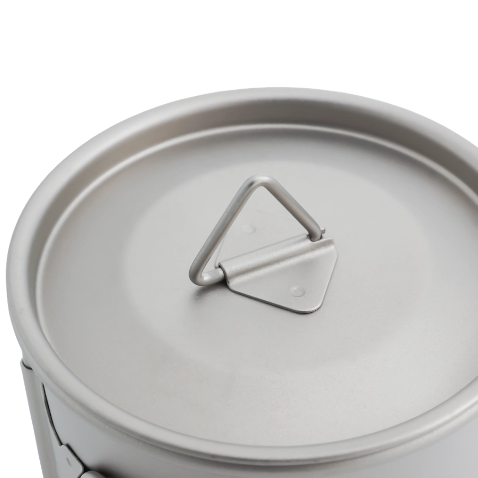 Titankopp med lock, 450 ml