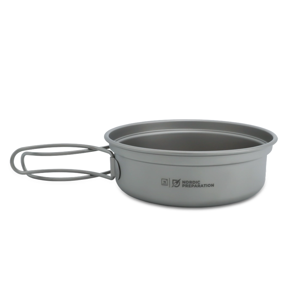 Titankastrull och -stekpanna, 1450 ml