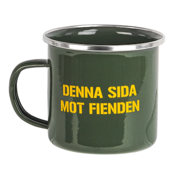 Emaljmugg – Denna sida mot fienden
