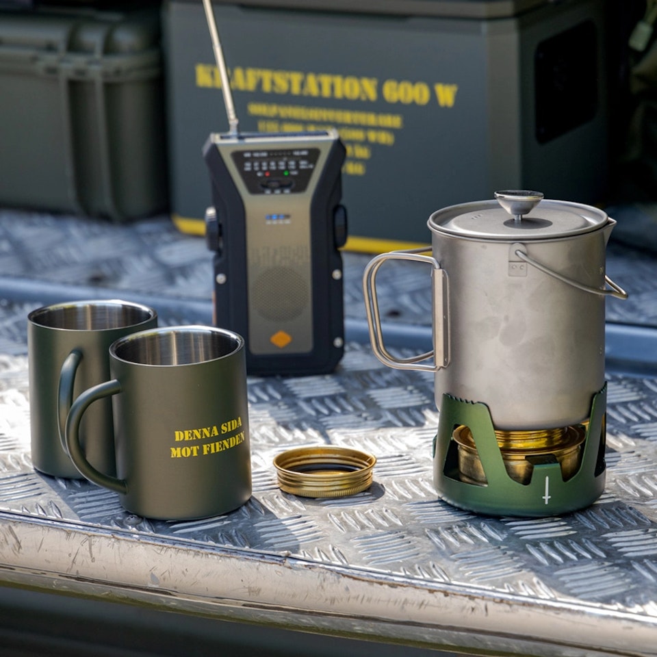 Stålmugg Denna sida mot fienden – 4-pack