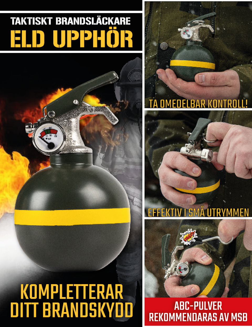 Brandsläckare ELD UPPHÖR
