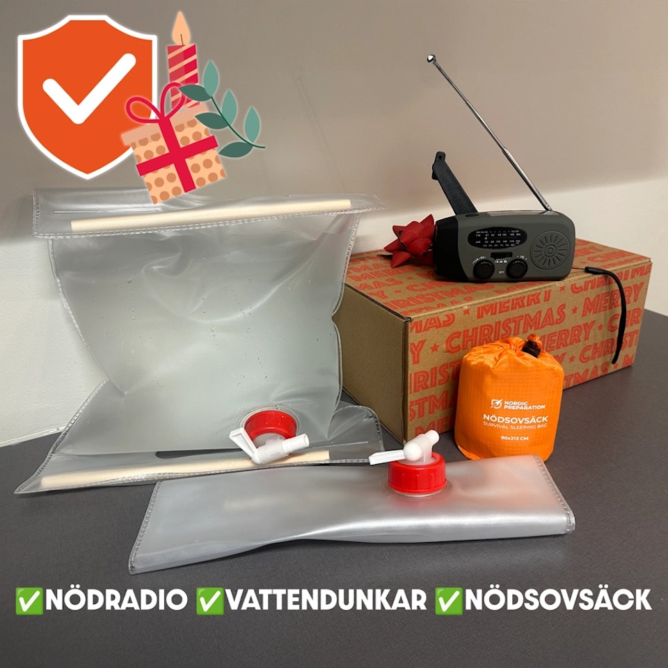 Beredskapspaket mini - perfekt julgåva!