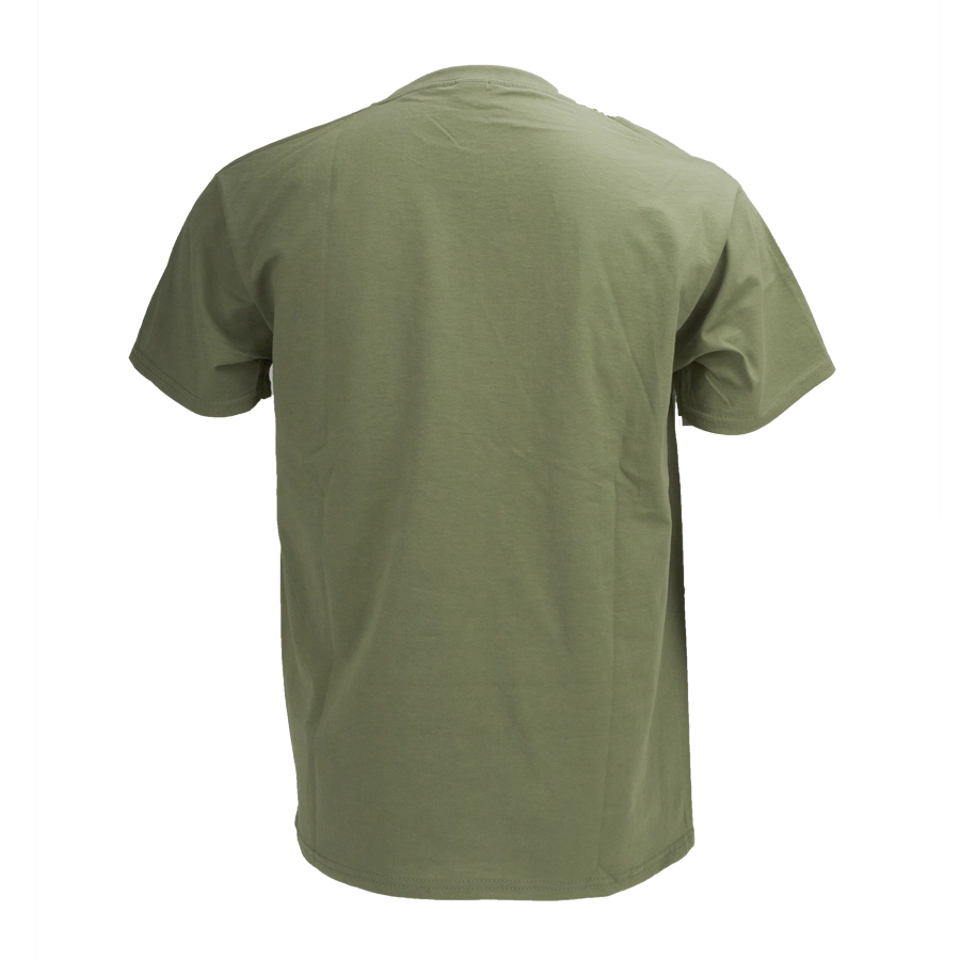 T-shirt Hörbarhet nolla, armégrön