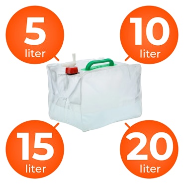 Hopfällbar vattendunk med tappkran, 1-pack (överskottsvara, klass 1)