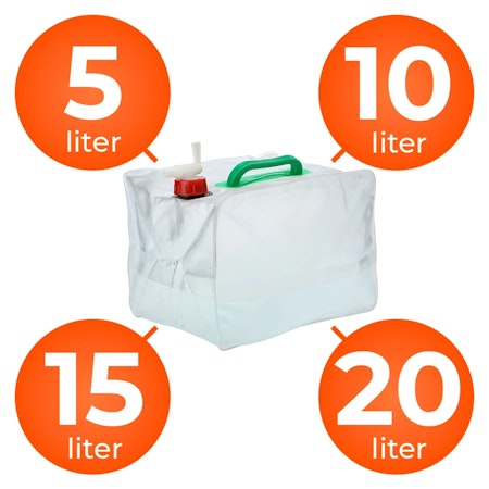 Hopfällbar vattendunk med tappkran, 1-pack (överskottsvara, klass 1)