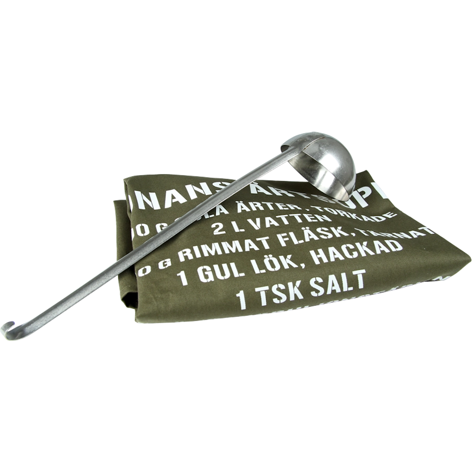 Förkläde m/ärtsoppa
