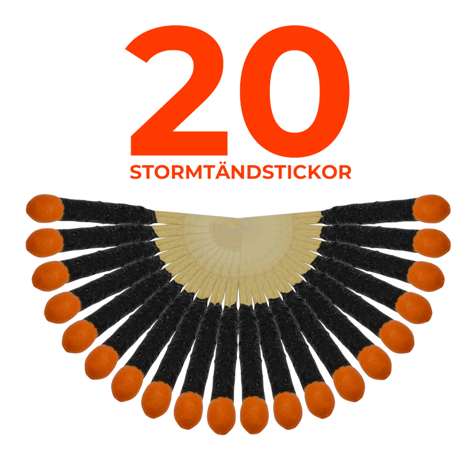 Stormtändstickor PRO 20-pack REFILL