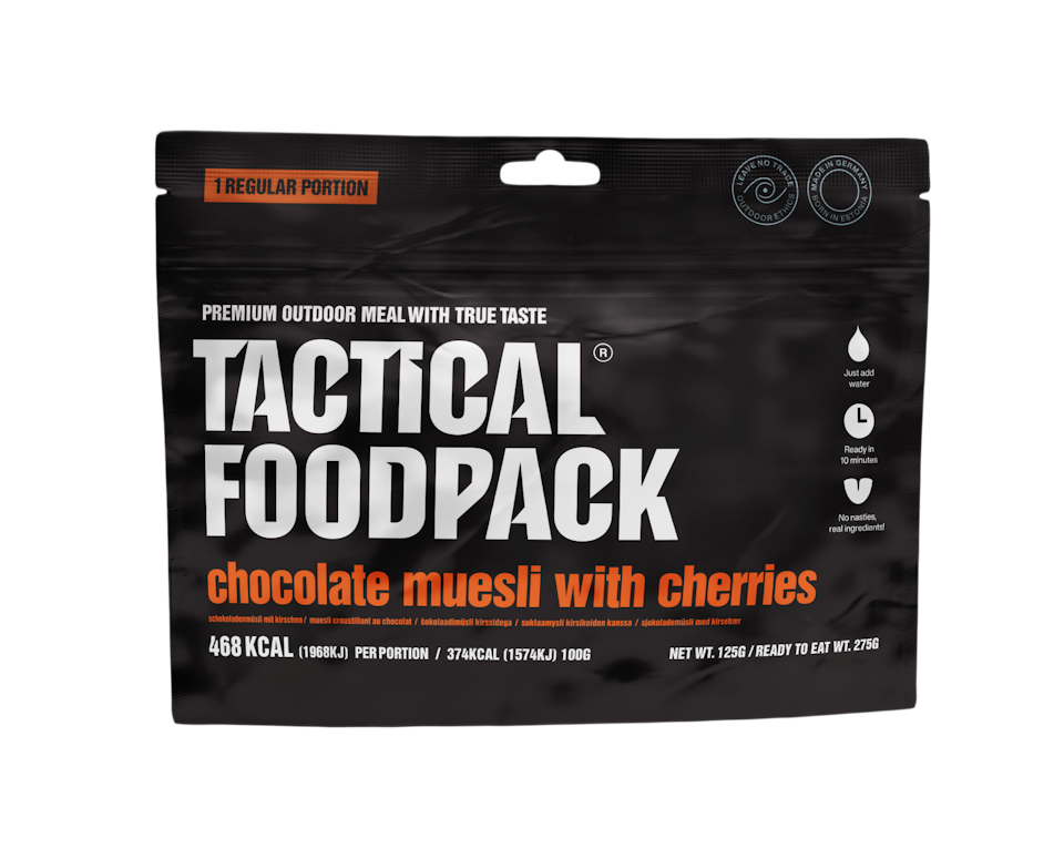 Tactical Foodpack Chocolate Muesli with Cherries