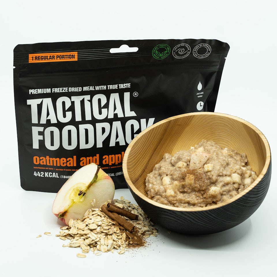 Tactical Foodpack Oatmeal and Apples (with oat cream)