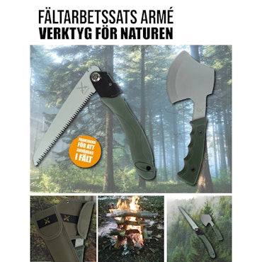 Fältarbetssats armé