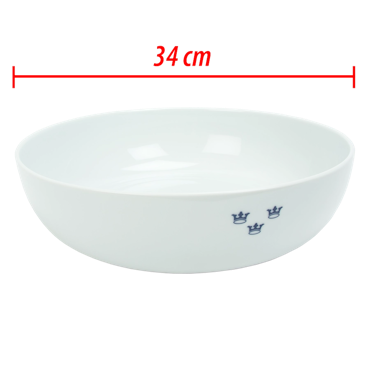 Mässporslin salladsskål 34 cm (överskottsvara klass 1)