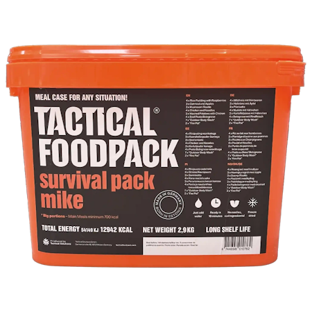 Survival Pack Mike – 7 dygns mat i krislåda