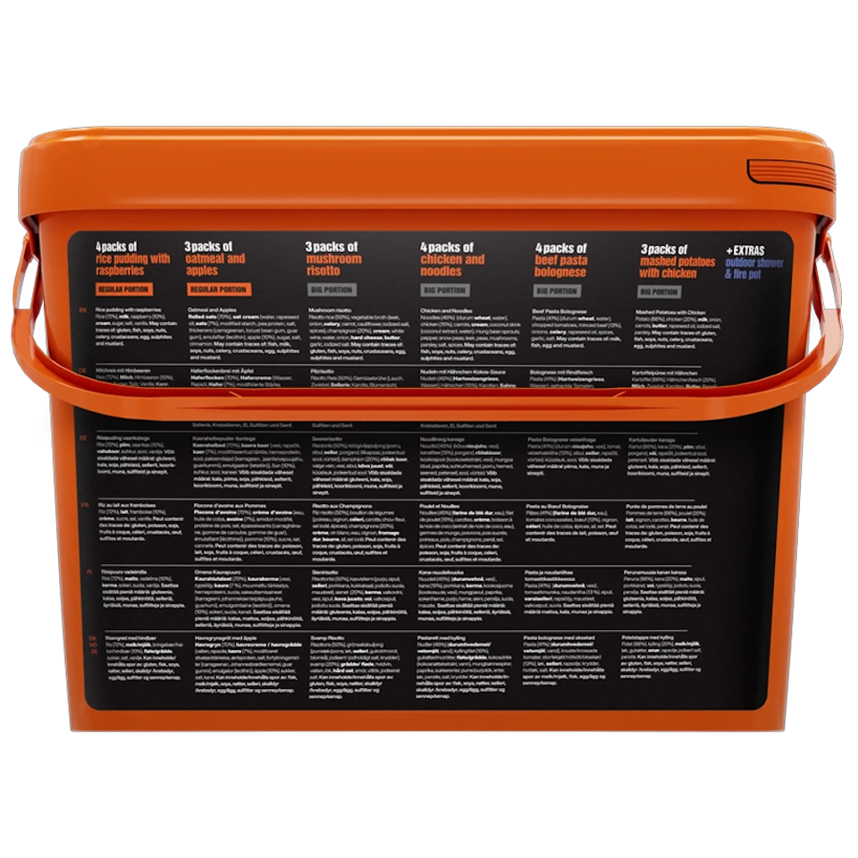 Survival Pack Mike – 7 dygns mat i krislåda