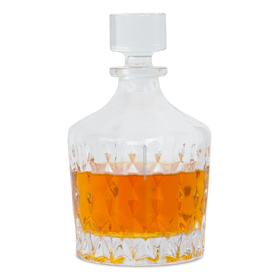 Whiskykaraff m/23 + två whiskyglas (överskottsvara, klass 1)