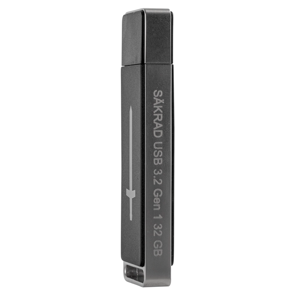 USB-minne SÄKRAD 32 GB (överskottsvara, klass 1)