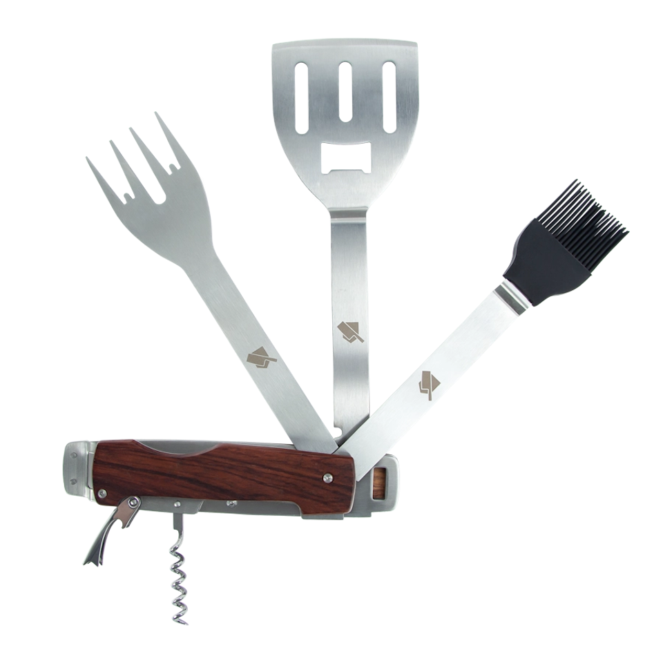 Grillmultiverktyg och pincett SKARPT LÄGE (överskottsvara, klass 1)