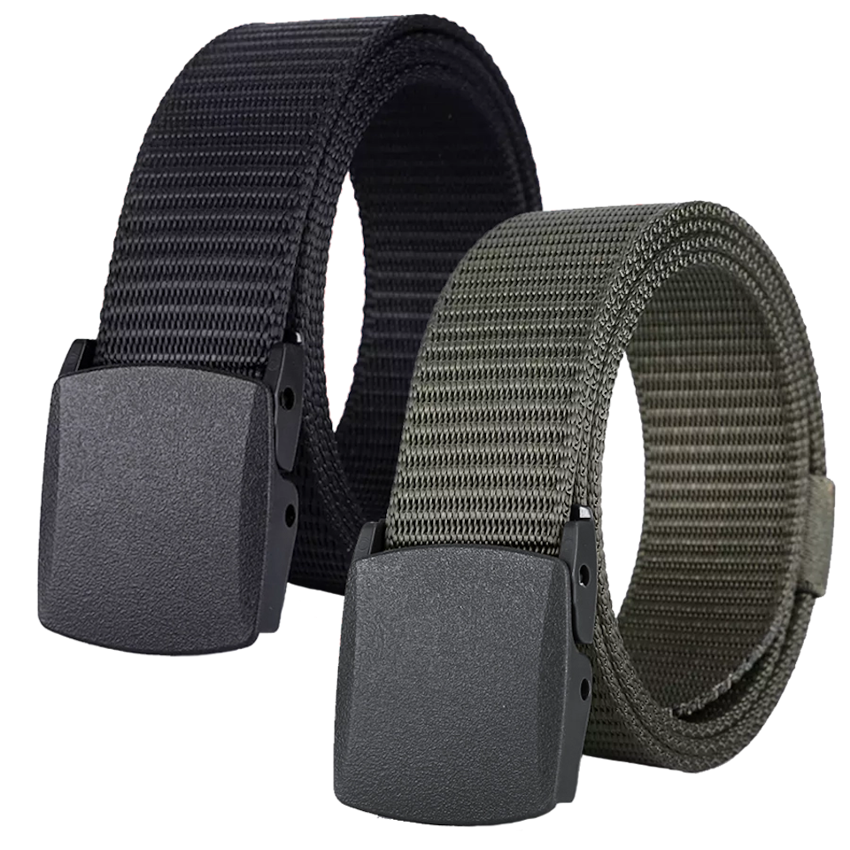 Taktiskt bälte 3,8 cm, 2-pack (överskottsvara, klass 1)
