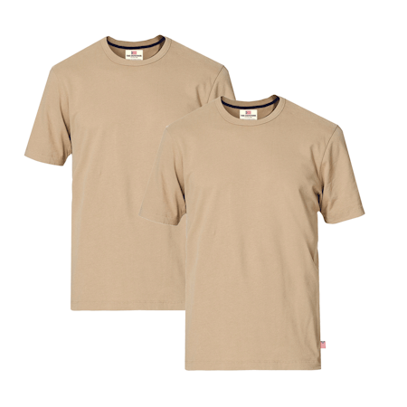 The Defender 2-pack T-shirts, Sand, S-XXL