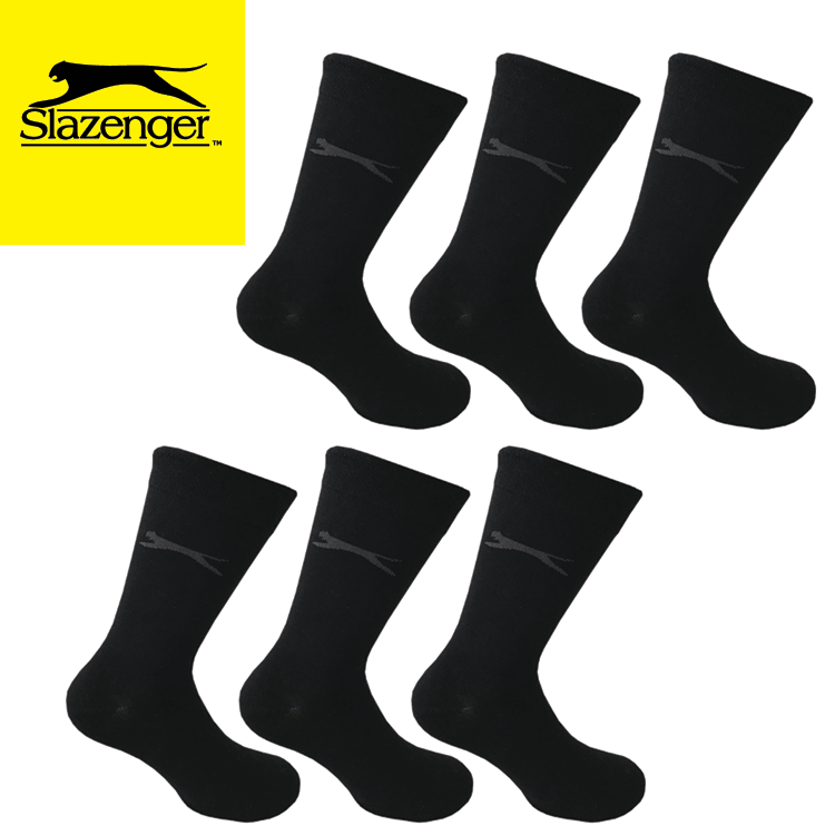 Slazenger 6-pack svarta strumpor 43-46 - Strumpor och Kläder Online  #outlet. Bra priser! Factorystore.se