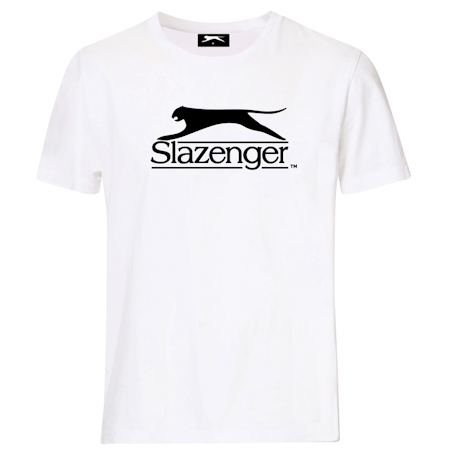 Slazenger logo t-shirt Vit S, M, L, XL, XXL