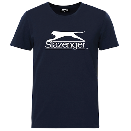 Slazenger Logo T-shirt Mörkblå M, L, XL, XXL