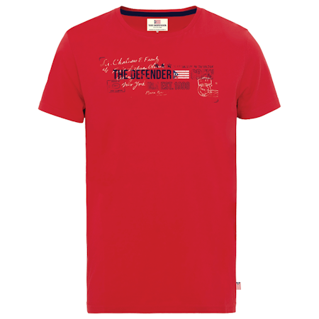 The Defender t-shirt, Mörkblå eller Röd S-XL